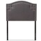 Baxton Studio Aubrey Modern Dark Grey Upholstered Twin Size Headboard 125-6982 - alternate 1